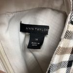 Ann Taylor  Plaid Sheath Dress Women's Sz 14 Gingham Academia Career Party Office Photo 6