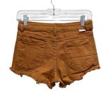 Billabong High Rise Distressed Button Fly Cutoff Shorts Brown Orange Women’s 25 Photo 5