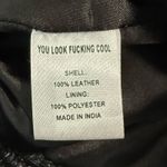 LPA Revolve Black 100% Leather High Rise Lined Slim Tapered Leg Pants Size S Photo 6