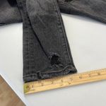 Dear John  Jean Womens 26 Black Whiskering Denim Cotton Distressed Crop High Rise Photo 11
