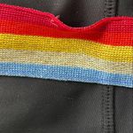 Spiritual Gangster Rainbow Sparkle Stripe Zipper Ankle Tight Photo 9