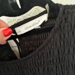 idem Ditto Black Ruffled Bodycon Dress with Bishop Sleeves Photo 6