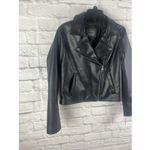Levi's  NWT Women's Faux Leather Aviator Moto Asymmetrical Zip Jacket Size Small Photo 3
