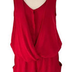 ZARA  Red Romper with Pockets Women Size Medium | 4-20 Photo 0
