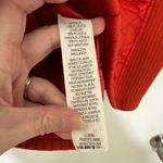 L.L. BEAN | Women's Orange Thinsulate Quilted Sherpa Fleece Lined Vest, M Reg Red Size M Photo 7