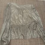 Ba&sh NEW  Caitlin Lady Top Gold Blouse M Photo 11