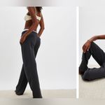 Free People NWT NSF Rowan Straight Leg Sweatpants - light black grey - large Photo 3