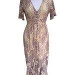 Prómesa Promesa Maxi Dress XL Purple Sleeping Beauty Feminine Lace Fairy Whimsical Flora Photo 0