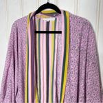 ADYSON PARKER Women's Print Block Kimono 60 Pink Size M Photo 4
