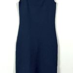 House of Harlow  1960 Navy Scoop Neck Knit Compression Bodycon Midi Dress Small Photo 2