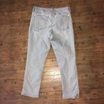 Athleta Sculptek gray distressed cropped athletic size 12 jeans Photo 6