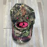 Mossy Oak Pink Camo Hat Cap Women's Adjustable Mesh Back Ladies Fit Photo 1