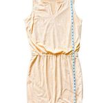 Athleta Vida Tiger Lily Orange Linen Blend Sleeveless Dress Medium Photo 8