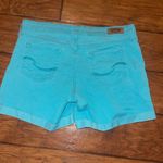 Levi's vibrant turquoise Jean Shorts Casual Denim size 12 Photo 1