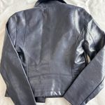 Levi's Levi’s Navy Leather Jacket Photo 6