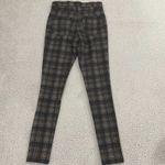 Philosophy NWT  Plaid Pants Women XS Gray Stretch Skinny Preppy Acadamia Photo 5