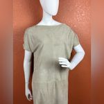 Yves Salomon Beige Suede beige dress size 40 Photo 1