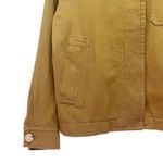 Vince  Utility Jacket Umbra Brown Cotton Linen Workwear Jacket Small Oversized Photo 7
