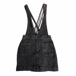 Free People  Old School Love Denim Black Jumper Mini Dress Size 0 Photo 1