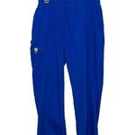 WonderWink  Scrub Bottom Medical Uniform Blue Yellow Drawstring Pants XL Photo 5
