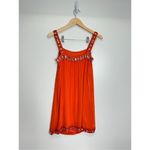 Moulinette Soeurs  Mini Embroidered Jeweled Orange Dress Size 2‎ Photo 1