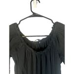 Brandy Melville Black Cotton Blend Drawstring Waist Shorts Romper Women Sz OS Photo 6