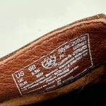 Ariat  Brown Leather Tassle Slip On Mules Heels Size 9B Photo 7