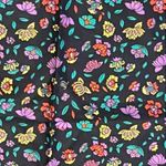 Gorgeous Vintage Square Scarf Made In Italy Floral & Ladies In Boats Multi Photo 4