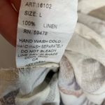 Laura Bianchi Italian Linen Sleeveless Shirt Dress Size Large Photo 6