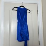 Revolve NWT Khanum’s‎ x  Kavon Satin Mini Dress in Surf The Web Size S Photo 2