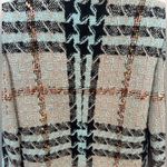 Paule Vasseur Tweed Knit Jacket Women’s Size 38 Blue Black Photo 2