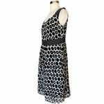 Gerard Darel Cotton Silk Dress Sleeveless Polka Dot Italy Designer Pockets FR 44 Photo 4