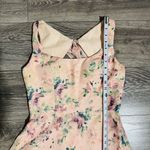 Marchesa Notte Bridesmaid Women Pink Floral Backless Sleeveless Dress Size 2 Photo 14