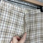 Princess Polly  Women's Brown Plaid Preppy Tapered Leg Pants - Size 6 - High Rise Photo 2