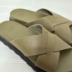 Sorel Women's Roaming Criss Cross Slide Green Photo 5