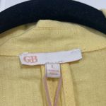 Gianni Bini GB Gianni‎ Bini Yellow Linen Blazer NWT Size L Photo 1