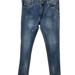 Fashion Denim men’s skinny jeans size 32 Blue Photo 0