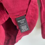 Dear John Jacket Size Small Linen Blend NWT Cinch Pockets Open Lightweight Photo 14