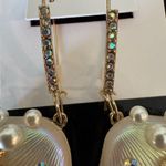 Betsey Johnson NWT Sea Shell Long Drop Earrings Photo 4