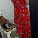 WAYF  Chelsea tiered red ruffle maxi dress Photo 8