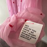 ASOS NEW!  Design stunning tie back pleated sleeve midi dress pink red embroidery Photo 10