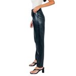 Princess Polly  Love Club Black Faux Leather Pants 6 Photo 1