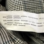 ZARA  Black White Plaid Checkered High Waist Ankle Crop Trousers Dress Pants Sz M Photo 4