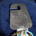 7 Pack Bracelets Blue/White/Gold Beaded Crystals Fringed NWT Blue Photo 2