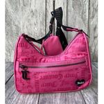 Juicy Couture Pink Shoulder Bag with Logo & Adjustable Strap + Mini Pouch Photo 4