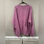 London Fog  Purple/Pink Sweater Photo 4