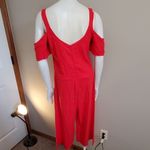 Bobi NWT  Los Angeles Red Cold Shoulder Jumpsuit XS Photo 4