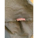 Bongo  Top Shirt Womens Medium Cotton Asymmetrical Black Gold‎ Snakeskin Photo 4