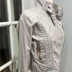 BLANK NYC Light Gray Faux Leather Jacket Photo 1