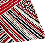 Jude Connally Stripe Sleeveless Dress Halter Stretch Loose Shift Fit Size Large Red Photo 7